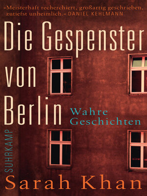 cover image of Die Gespenster von Berlin